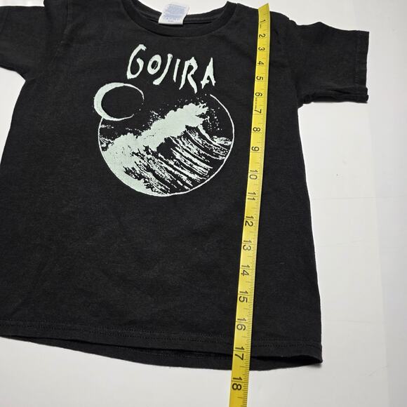 GOJIRA Wave Graphic Death Metal Kids Youth Small T-Shirt French Music - Picture 3 of 4